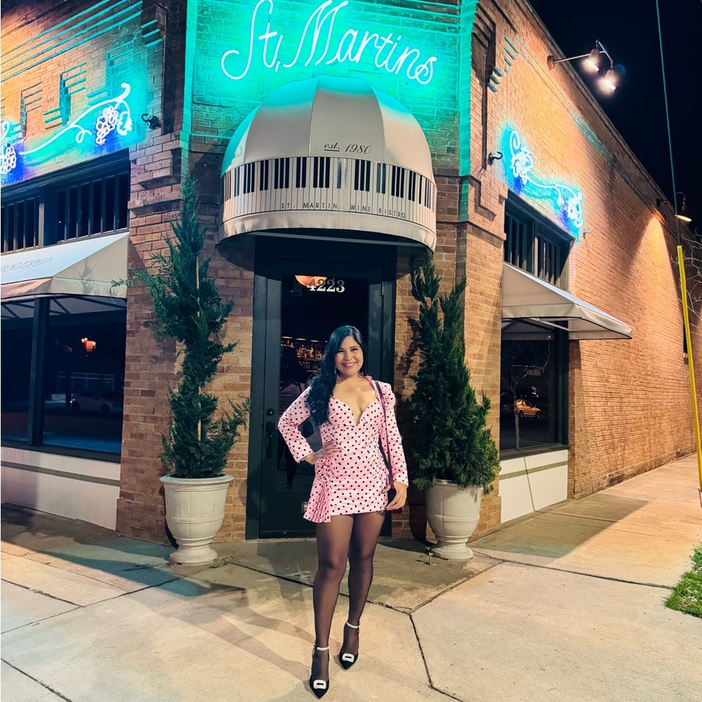 Pink Polka Dot Dress